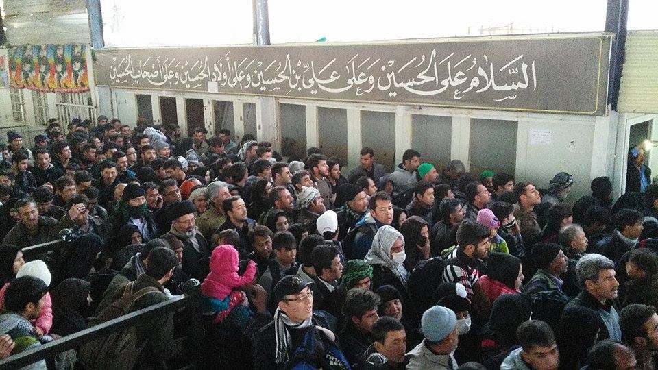 كربلاء الحسين (ع) تستقبل جموع المؤمنين المعزين بذكرى اربعينية سيد الشهداء.