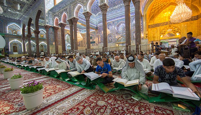 ليلُ كربلاء يشعُ نورا بالطقوس الرمضانية المباركة