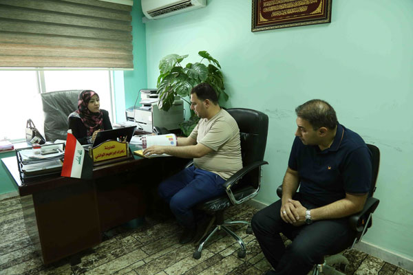 زار وفد من مركز كربلاء للدراسات والبحوث مديرية التخطيط في محافظة كربلاء