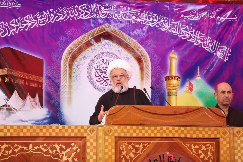The supreme religious authority warns of sleeper terror cells and stresses that the security system needs to depend an experience of those who supported it within the constitutional framework