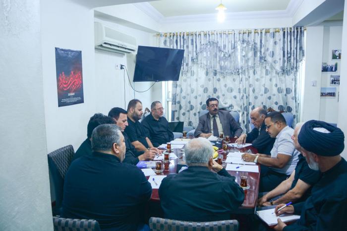 الاجتماع الدوري حول تحليل خطب الجمعة لمعتمدي المرجعية الرشيدة في كربلاء