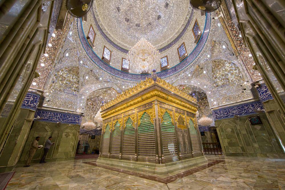 بقايا نهر أم مياه جوفية تحت ضريح العباس (عليه السلام)