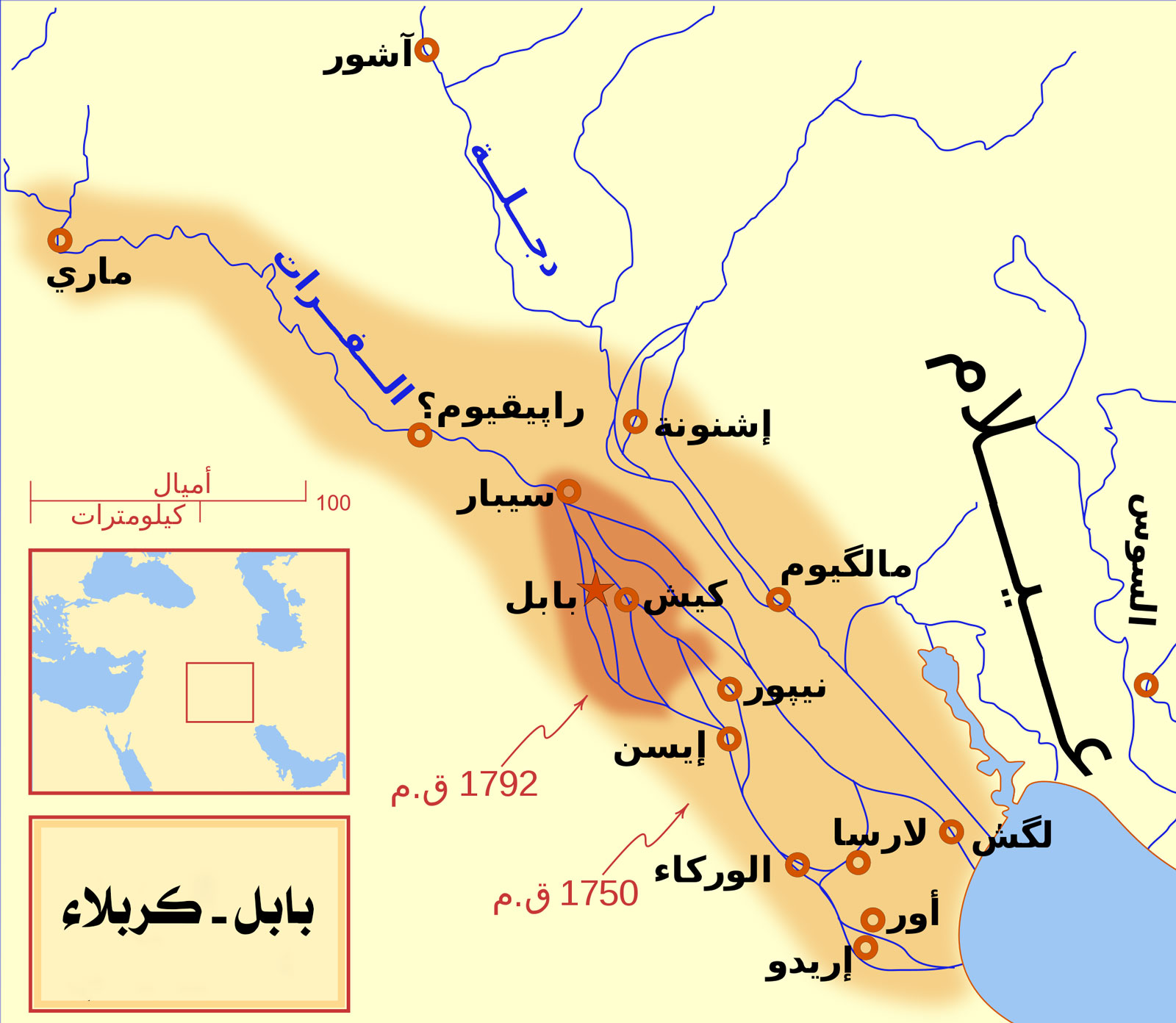 هل كربلاء جزء من بابل ؟؟