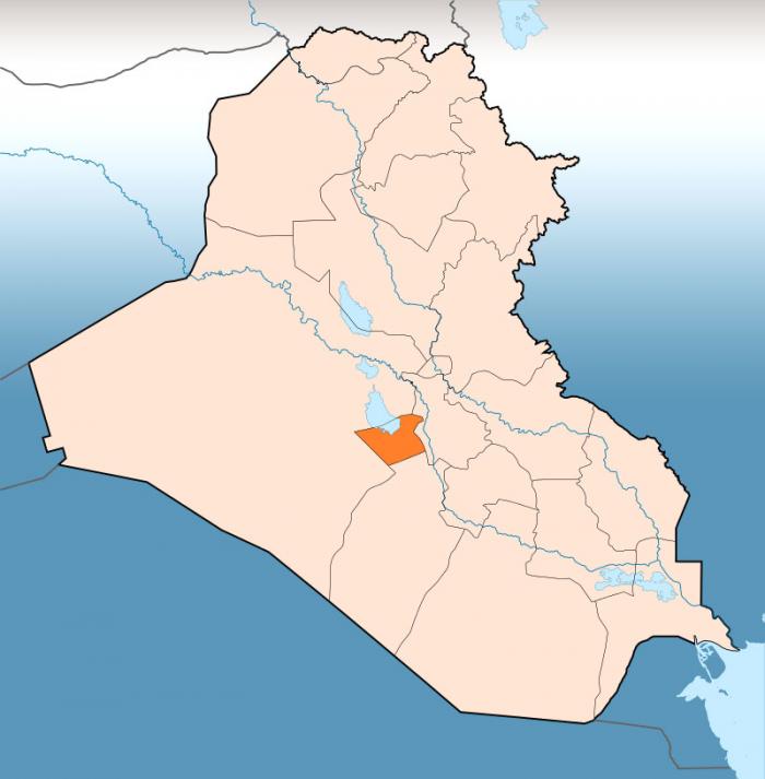 The Geographical Location Of The Holy City Of Karbala