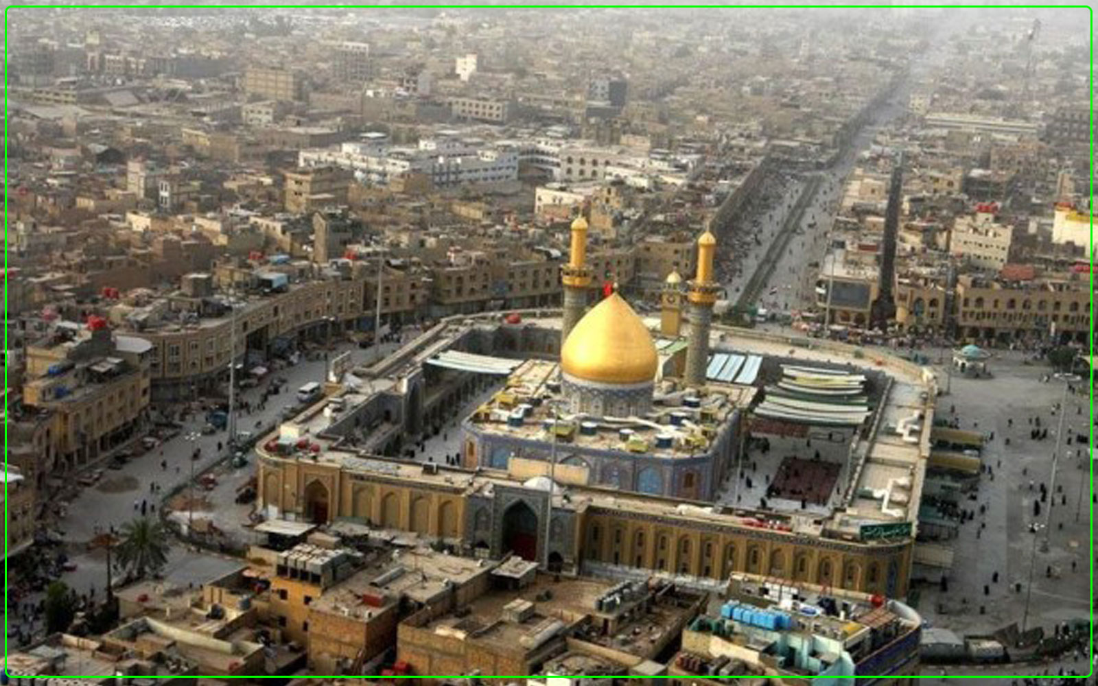 When did the construction of Karbala has really begun?