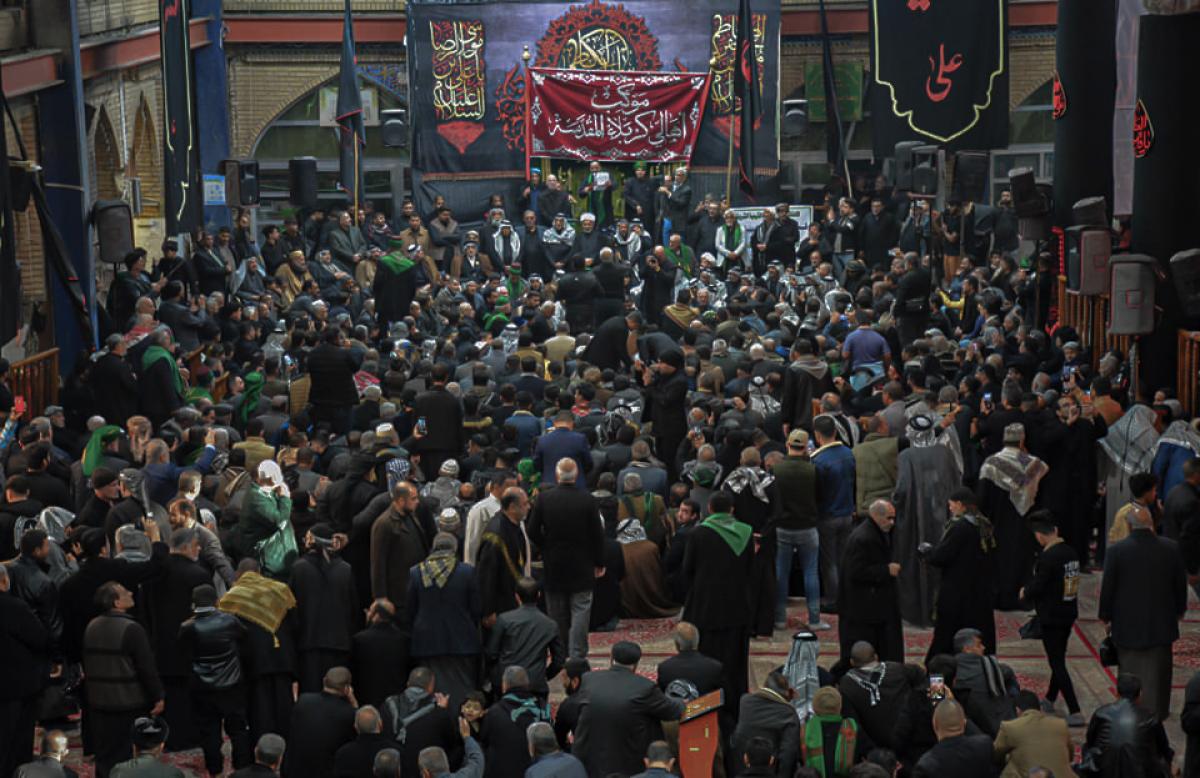 Pictures: Karbala People Commemorate Departure of Al-Qasem at His Shrine in the City Of Hilla