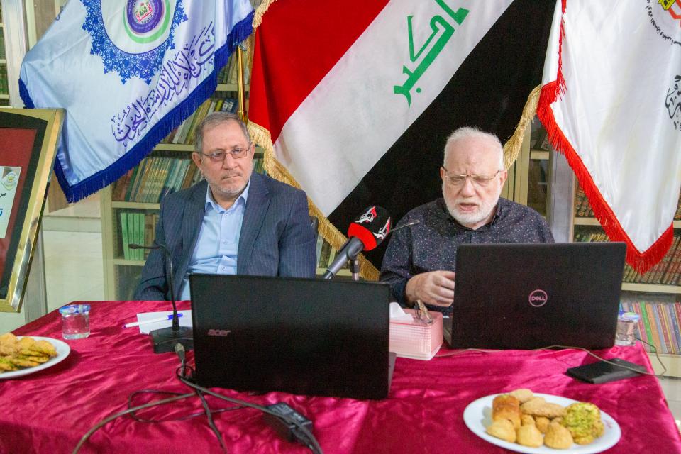 على قاعة مركز كربلاء للدراسات والبحوث... المفكر الإسلامي المصري "د. أحمد النفيس" يلقي محاضرة علمية متخصصة