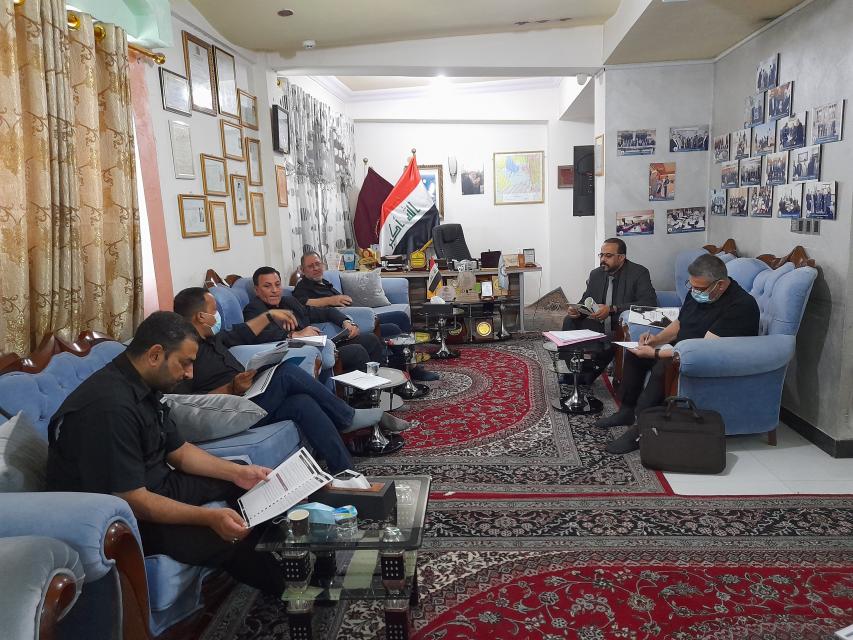 إدارة مركز كربلاء تعقد اجتماعها الدوري مع الهيأة الاستشارية
