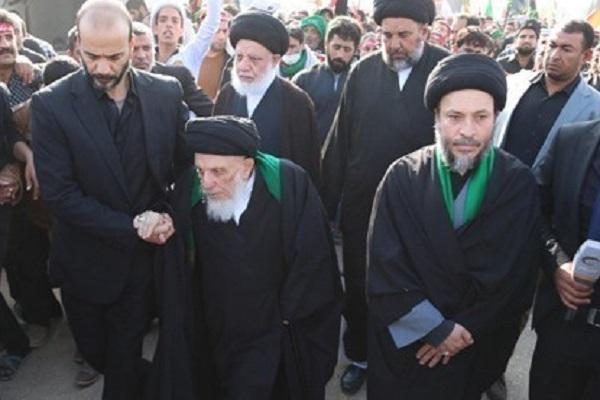 Pictures: Ayatollah Hakim in Arbaeen Pilgrimage