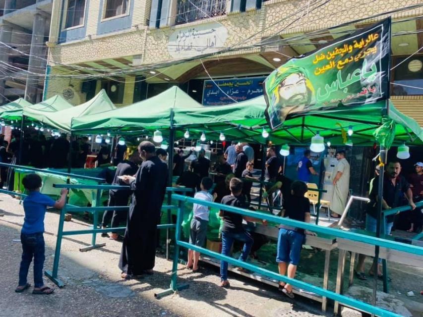 تقرير فوتوغرافي لمواكب اهالي قضاء بلد في مدينة كربلاء المقدسة 