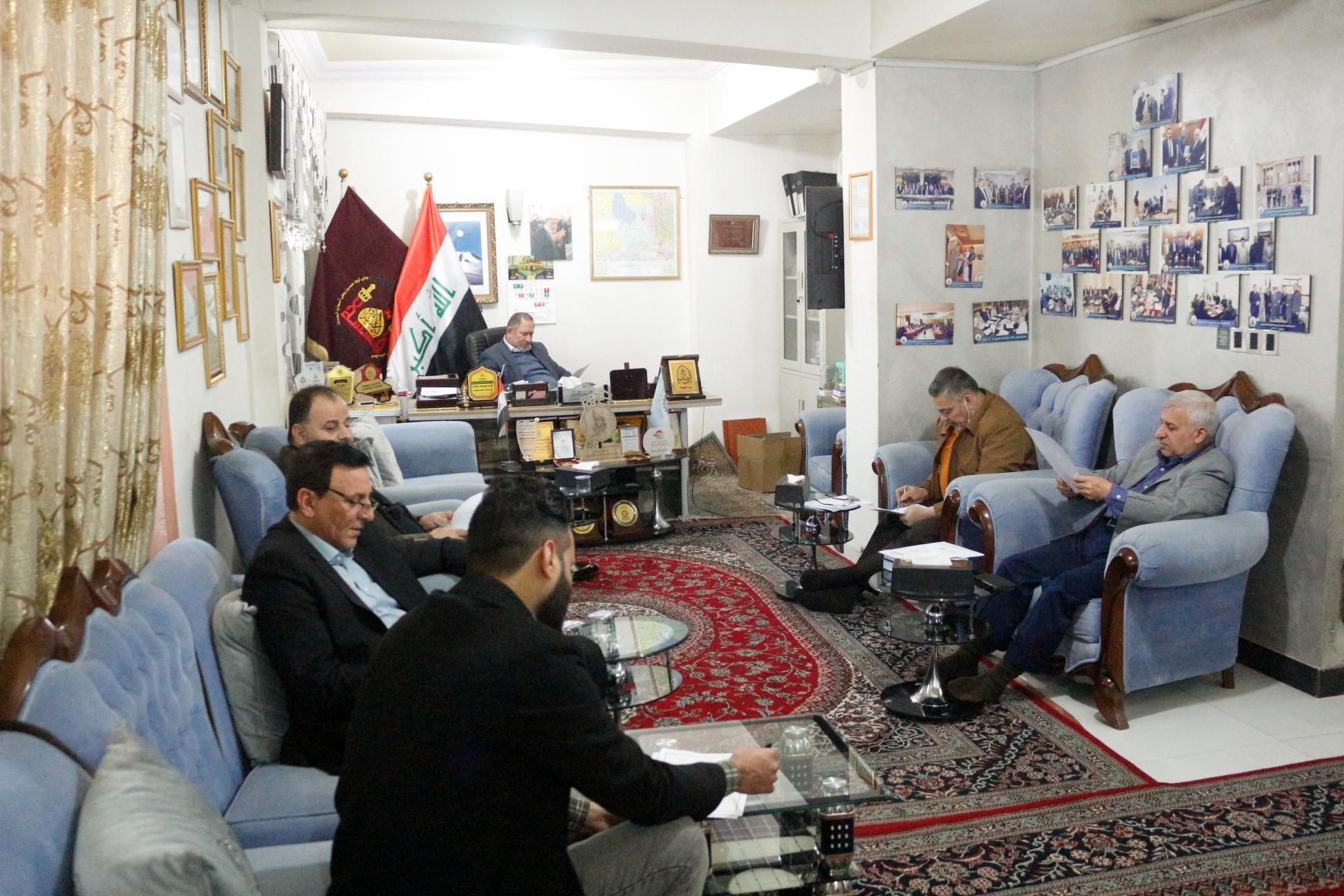 الهيأة الاستشارية لمركز كربلاء للدراسات والبحوث تناقش محاور المؤتمر العلمي الدولي السادس لزيارة الأربعين