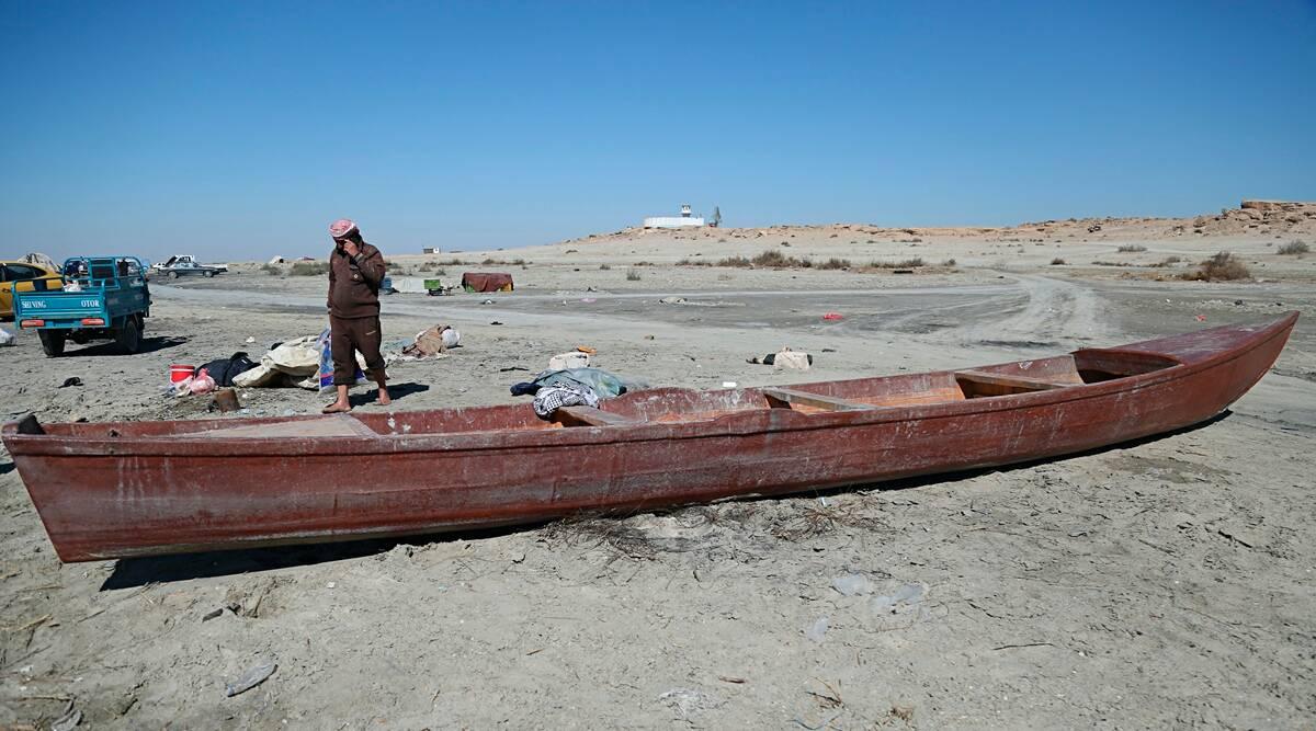 Karbala’s Razzaza Lake at the edge of drying up, raises concern