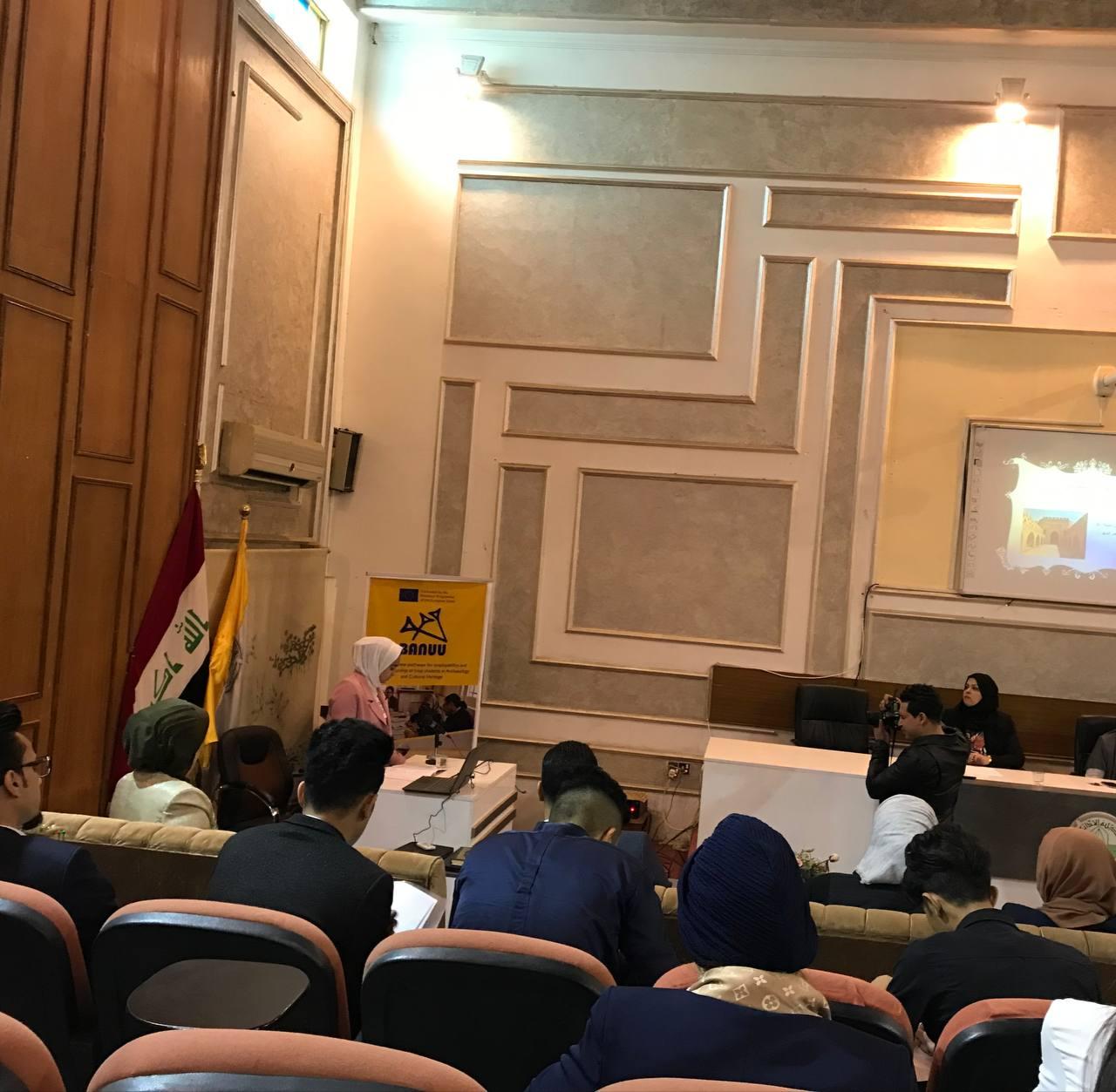 وفد مركز كربلاء للدراسات والبحوث في زيارة علمية الى جامعة بغداد