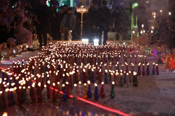 Pictures: Candle Festival Held in Karbala on Eve of Imam Mahdi Birthday