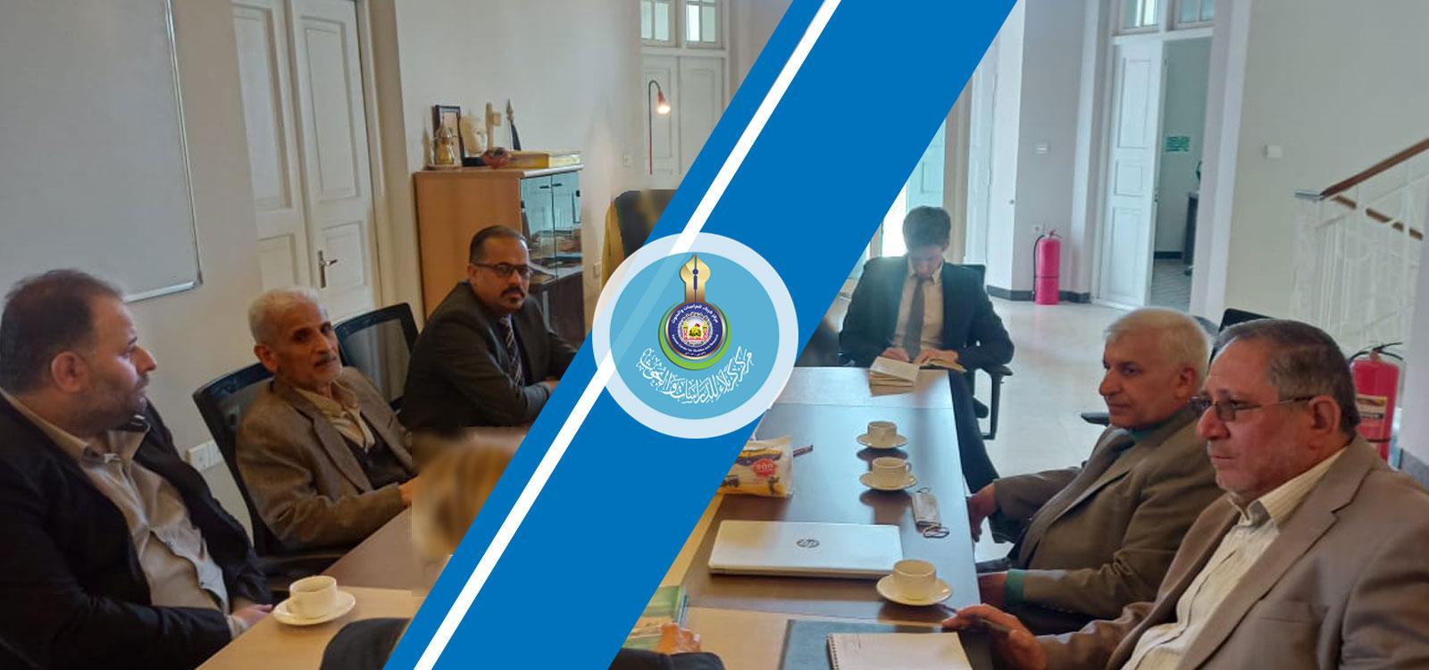 To discuss prospects for joint scientific cooperation, a KCSR delegation visits the French Embassy in Baghdad.