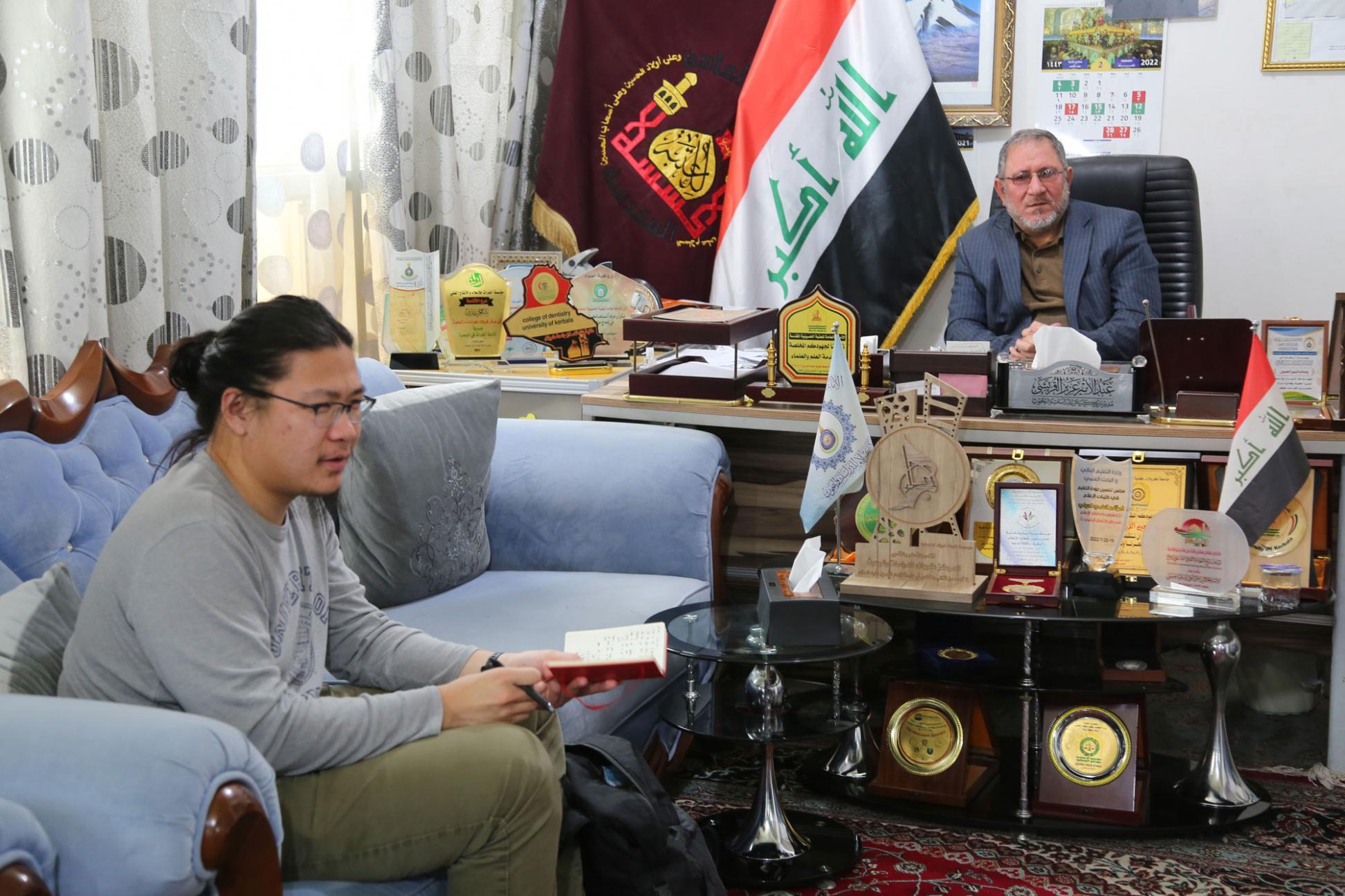 A US-based researcher visits the Karbala Center for Studies and Research