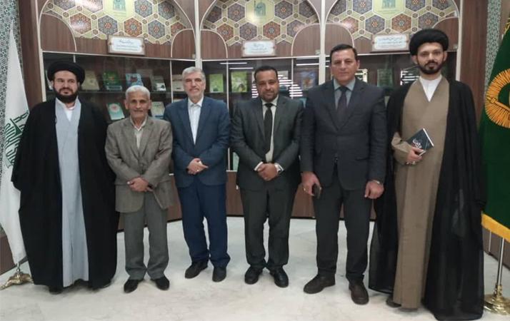 A KCSR's delegation visits the Islamic Research Foundation of Imam Ridha holy shrine