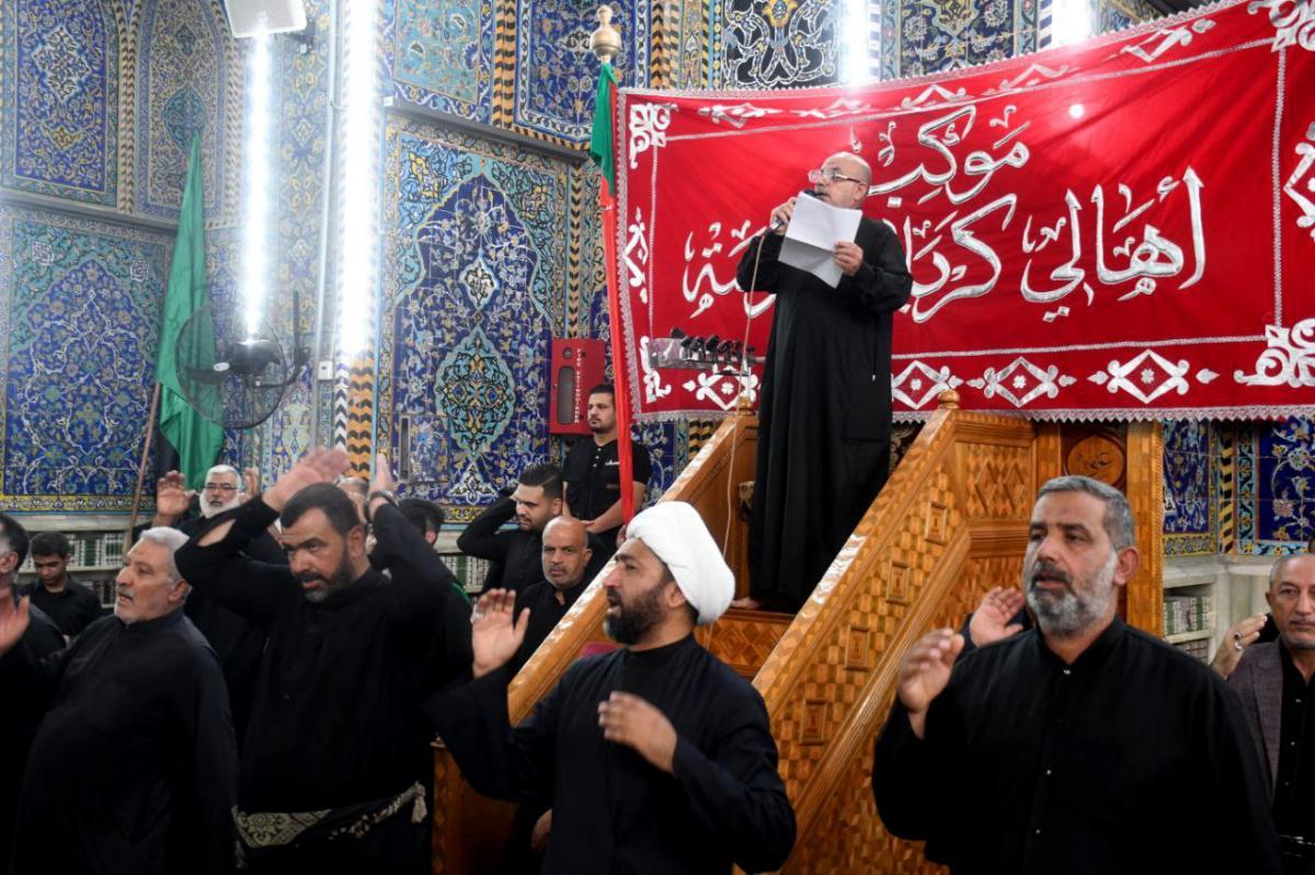 Pictures: Karbala's mourning processions commemorate the martyrdom anniversary of Imam al-Jawad