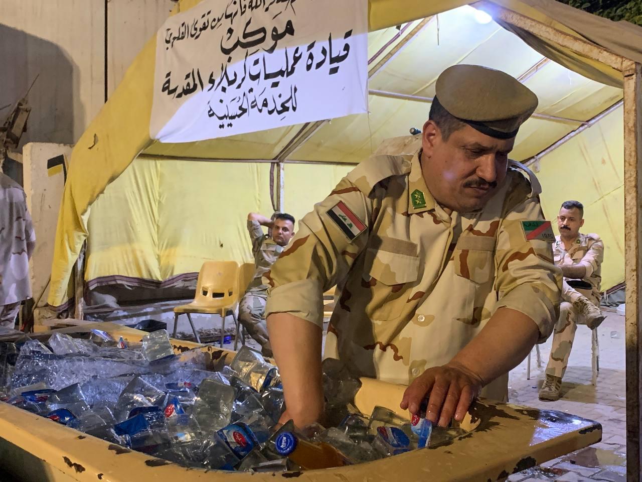 مشاهد فوتوغرافية لموكب قوات الجيش العراقي في كربلاء