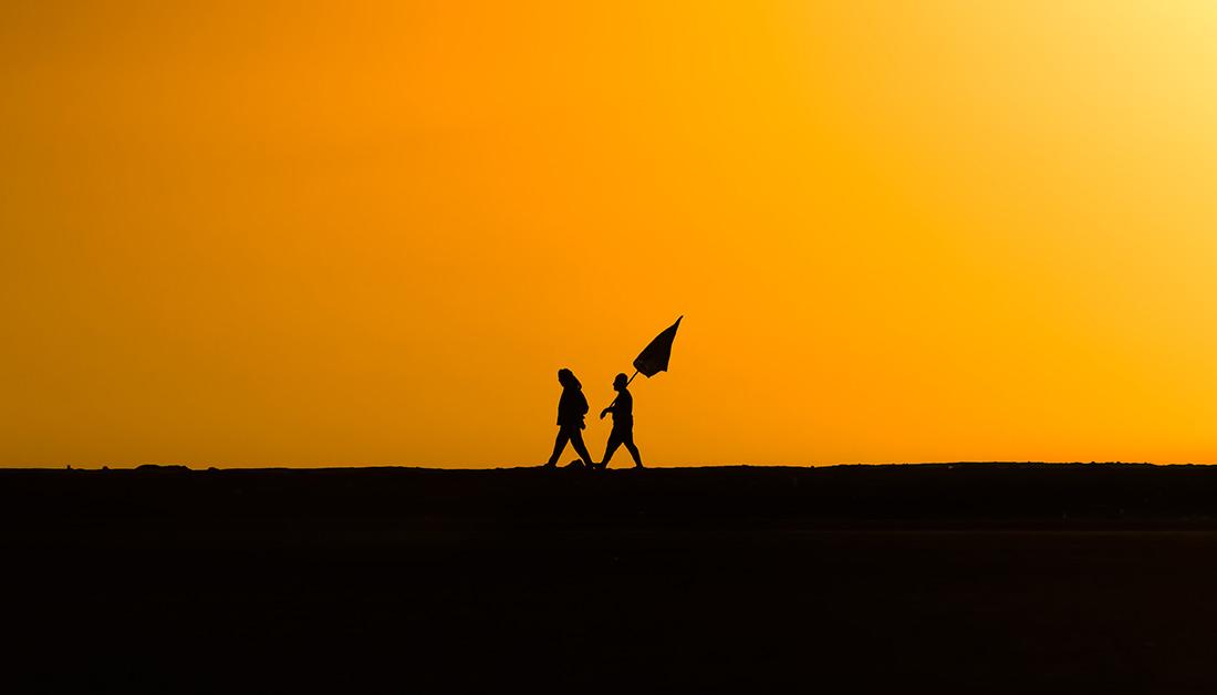 بالصور || مشاهد تترجم العشق الحسيني - مسيرة الاربعين
