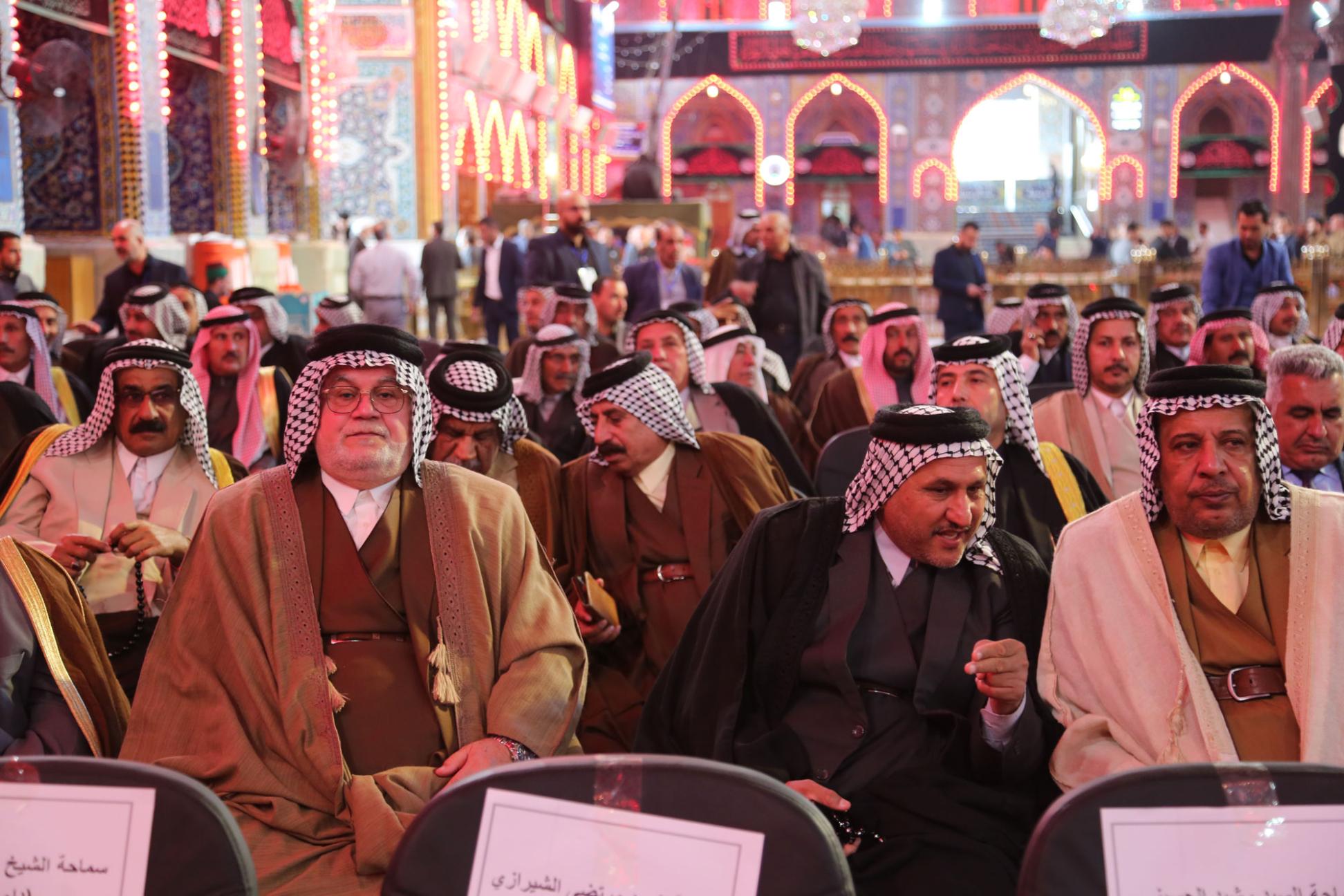 العشائر العراقية تتوافد لحضور المؤتمر العالمي لاحياء تراث علماء كربلاء