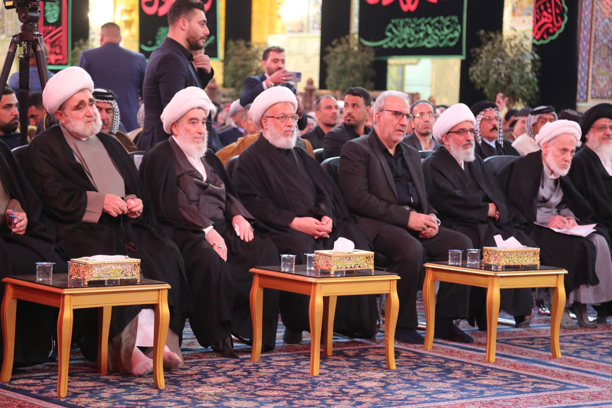 الان || وصول المتولي الشرعي للعتبة الحسينية المقدسة سماحة الشيخ عبد المهدي الكربلائي دام عزه الى الجلسة الافتتاحية لمؤتمر الميرزا الشيرازي