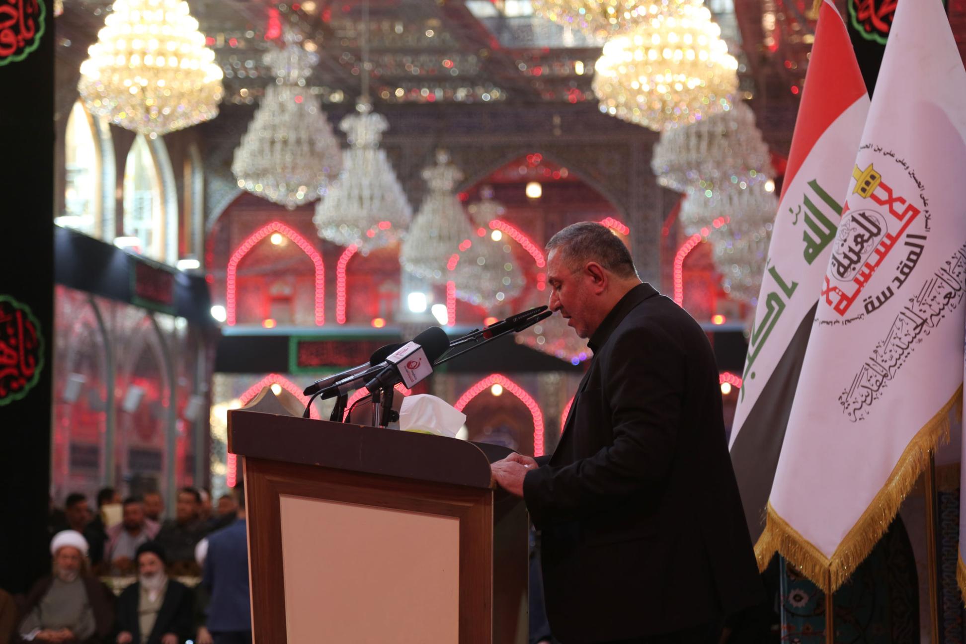 بالصور || مدير مركز كربلاء للدراسات والبحوث الأستاذ عبد الأمير عزيز القريشي يلقي كلمته الافتتاحية للمؤتمر العالمي الثالث لإحياء تراث علماء كربلاء