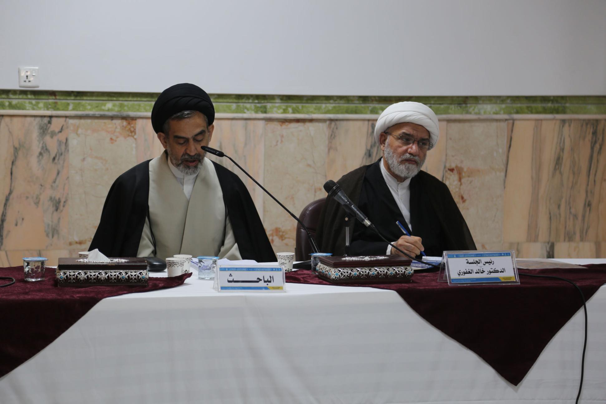 القاعة رقم(٣) تحتضن بحوث علمية  تناقش مرجعية الميرزا الشيرازي قدس سره ودوره القيادي في ثورة العشرين ضمن منهاج المؤتمر العالمي الثالث لاحياء تراث علماء كربلاء