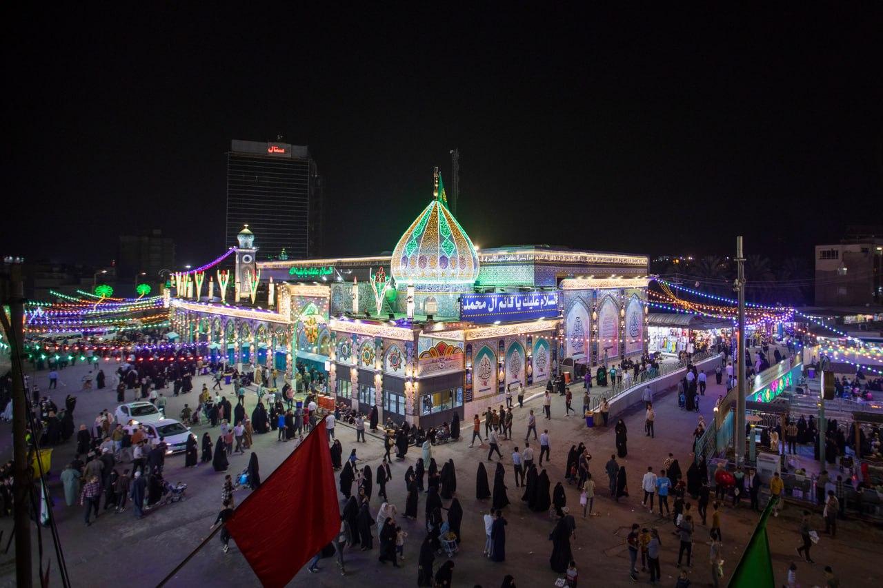 بالصور || إحتفال مدينة كربلاء المقدسة بولادة الامام المهدي المنتظر (عجل الله فرجه الشريف)