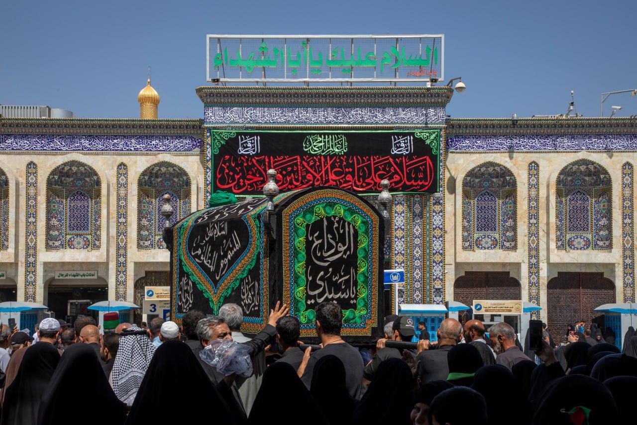 Through Pictures || Funeral of the symbolic coffin of Imam al-Baqir (a.s)