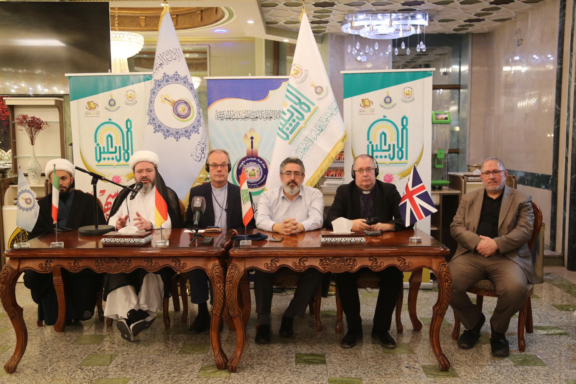 بالصور بدء انعقاد أمسية بعنوان: (حوار الحضارات)، في مدينة سيد الأوصياء (ع)، في ختام فعاليات اليوم الأول للمؤتمر العلمي الدولي السابع لزيارة الأربعين.