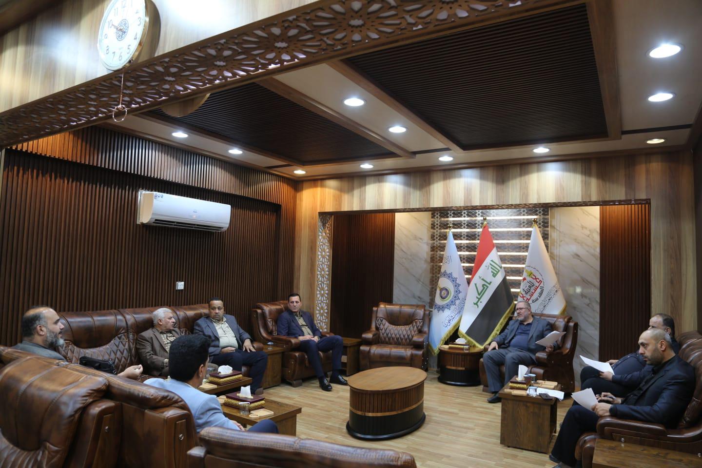 مدير معهد فنون الكاظمية يزور المركز