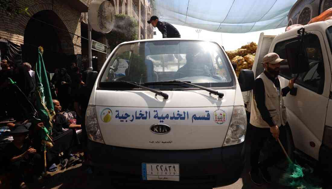 بمشاركة (650) متطوعاً.. قسم الخدمية الخارجية التابع للعتبة الحسينية يباشر بتنفيذ الخطة الخاصة بزيارة الاربعين