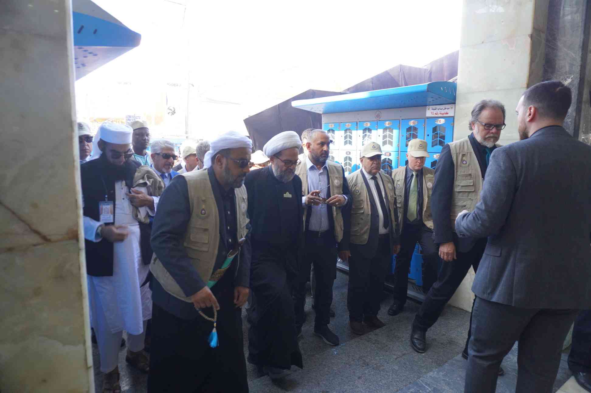 "توافد الضيوف إلى المؤتمر العلمي الدولي الثامن لزيارة الأربعين في العتبة الحسينية المقدسة"