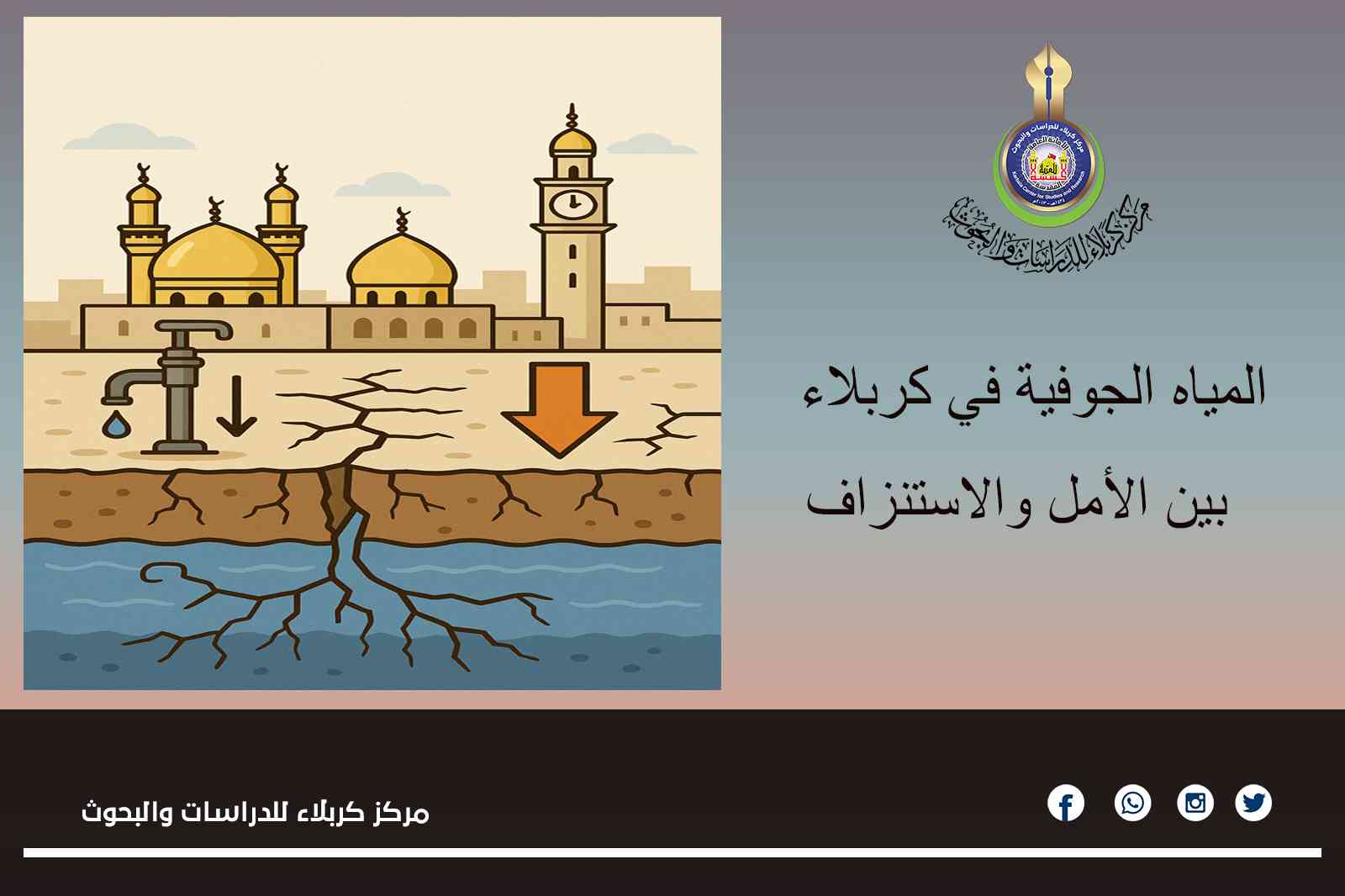 المياه الجوفية في كربلاء... بين الأمل والاستنزاف