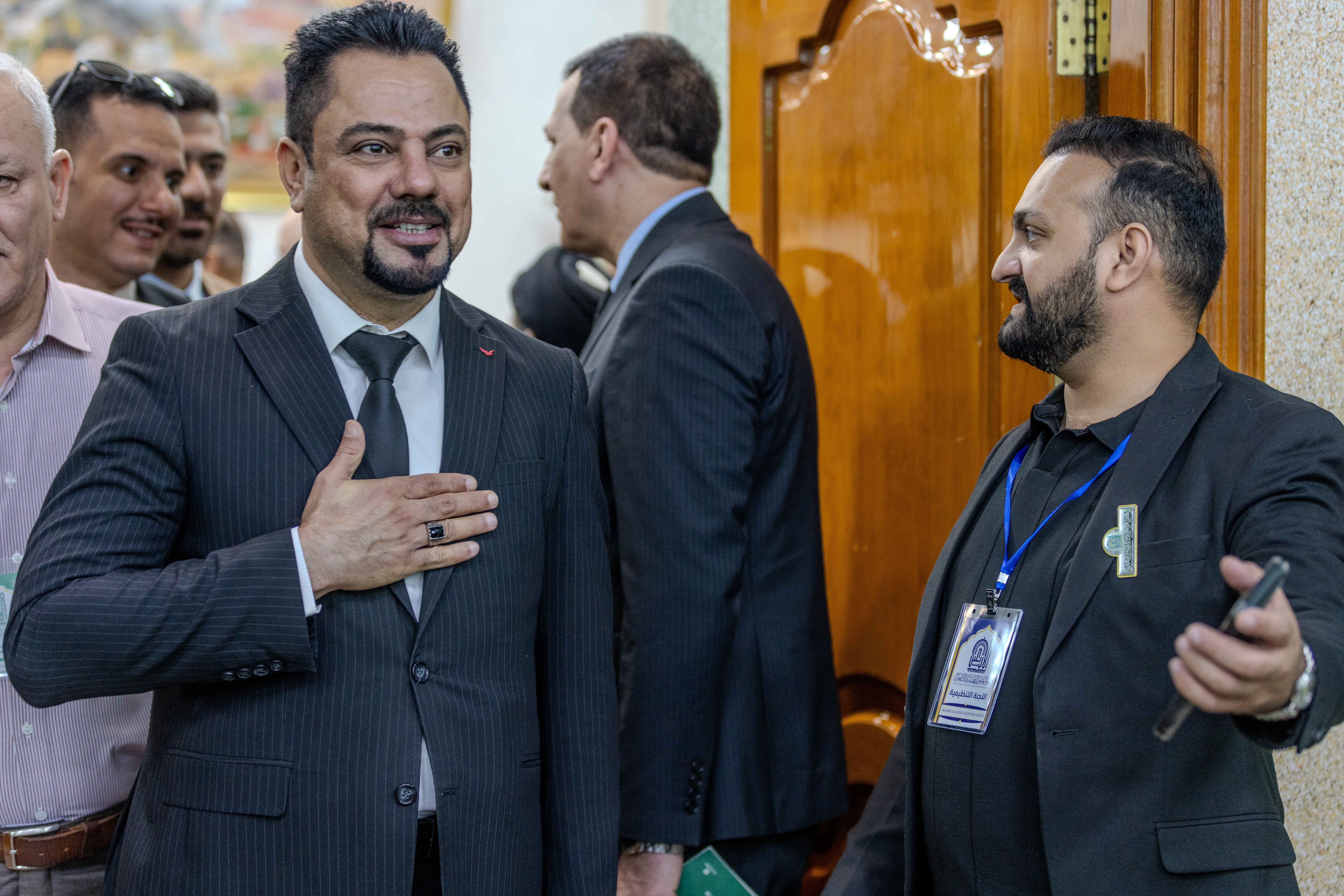 بالصور : بدء وصول الوفود الدولية والمحلية إلى العتبة الحسينية المقدسة