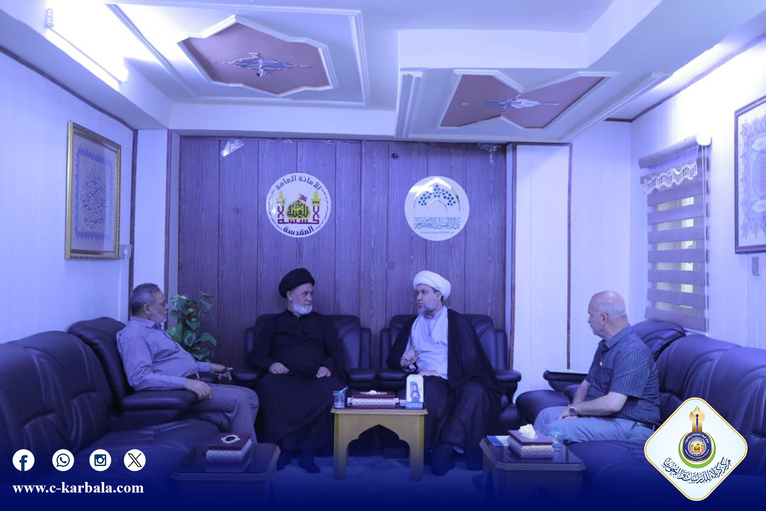 وفد مركز كربلاء للدراسات والبحوث يزور دار القرآن الكريم ويبحث آفاق التعاون المشترك...