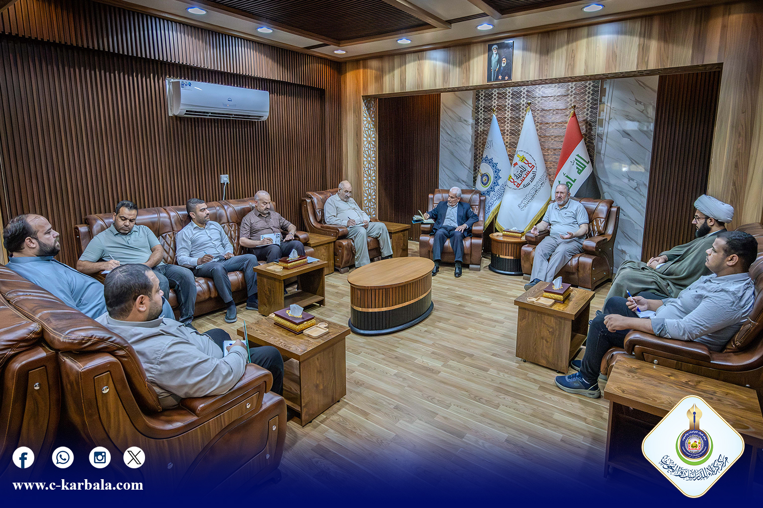 مركز كربلاء للدراسات والبحوث يعقد اجتماعًا لشعبة الإعلام والعلاقات...