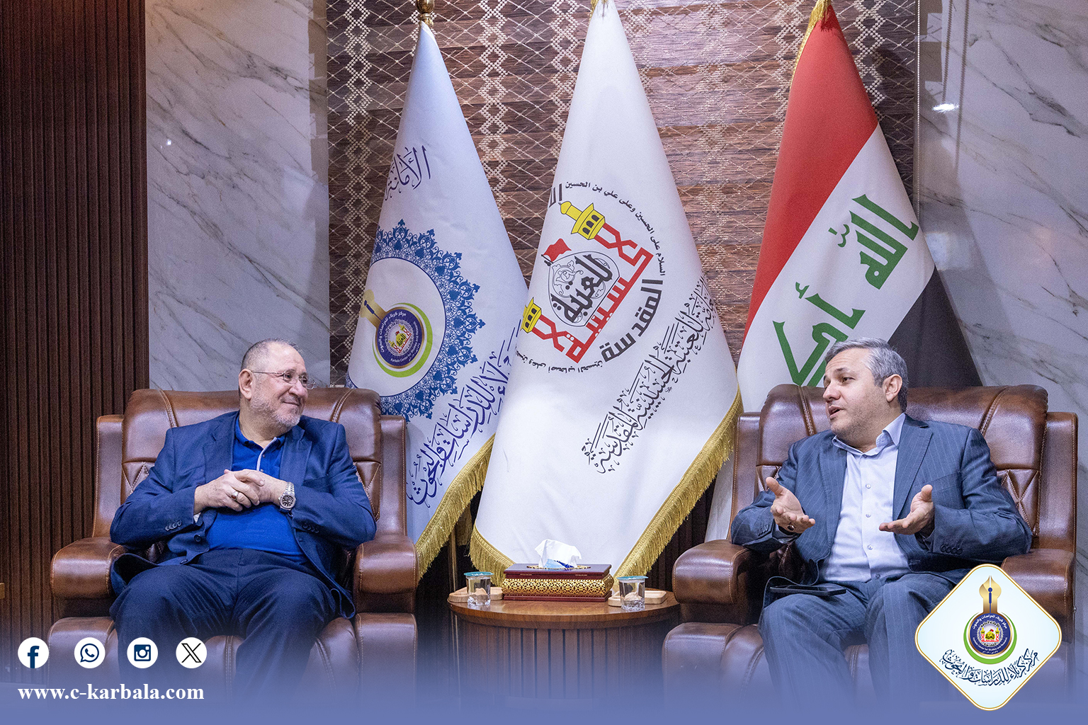 مركز كربلاء يستقبل وفداً ثقافياً إيرانياً ويبحث آفاق الشراكة المستقبلية