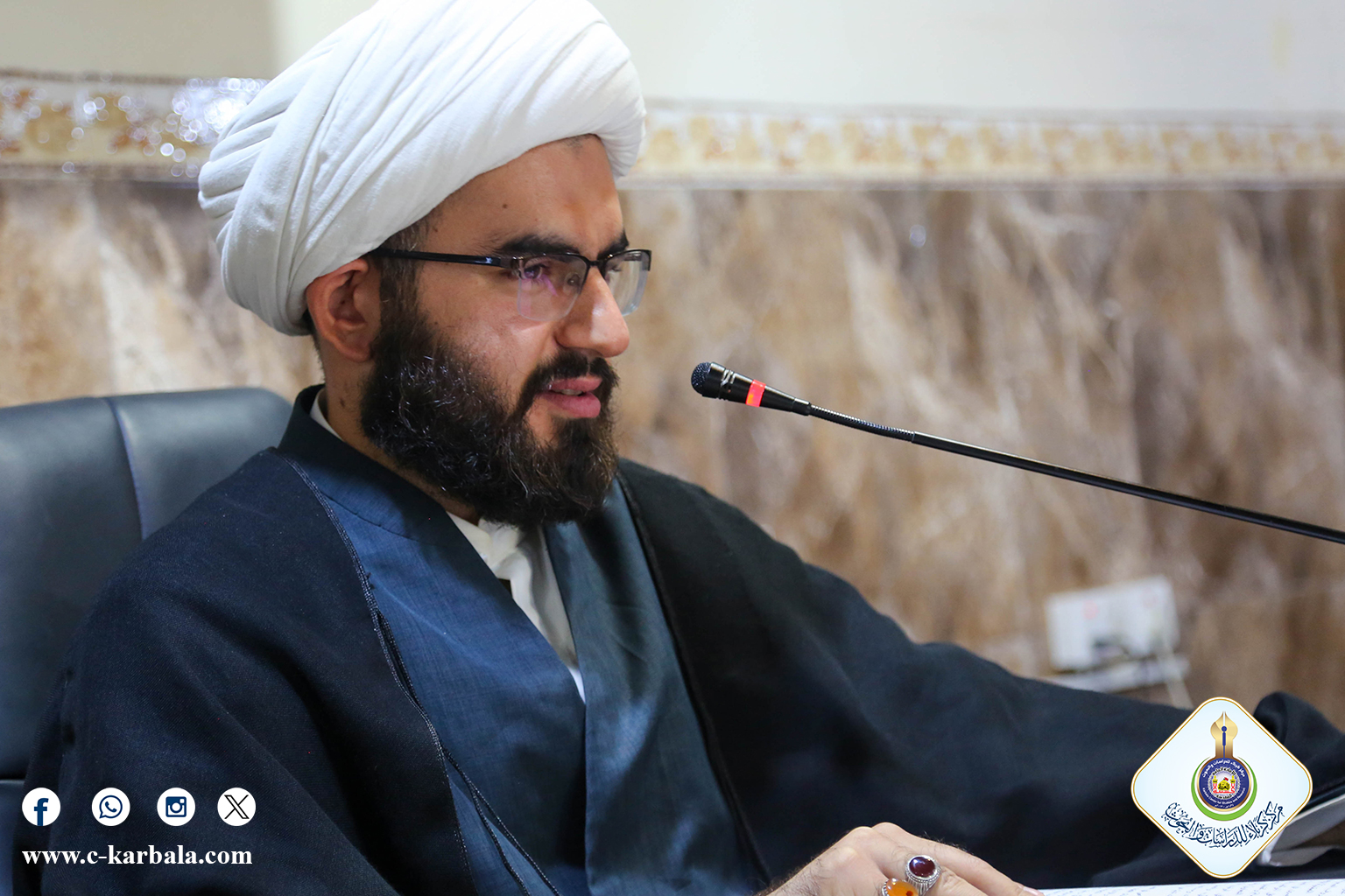 استمرار الدورة الفقهية في مركز كربلاء للدراسات والبحوث