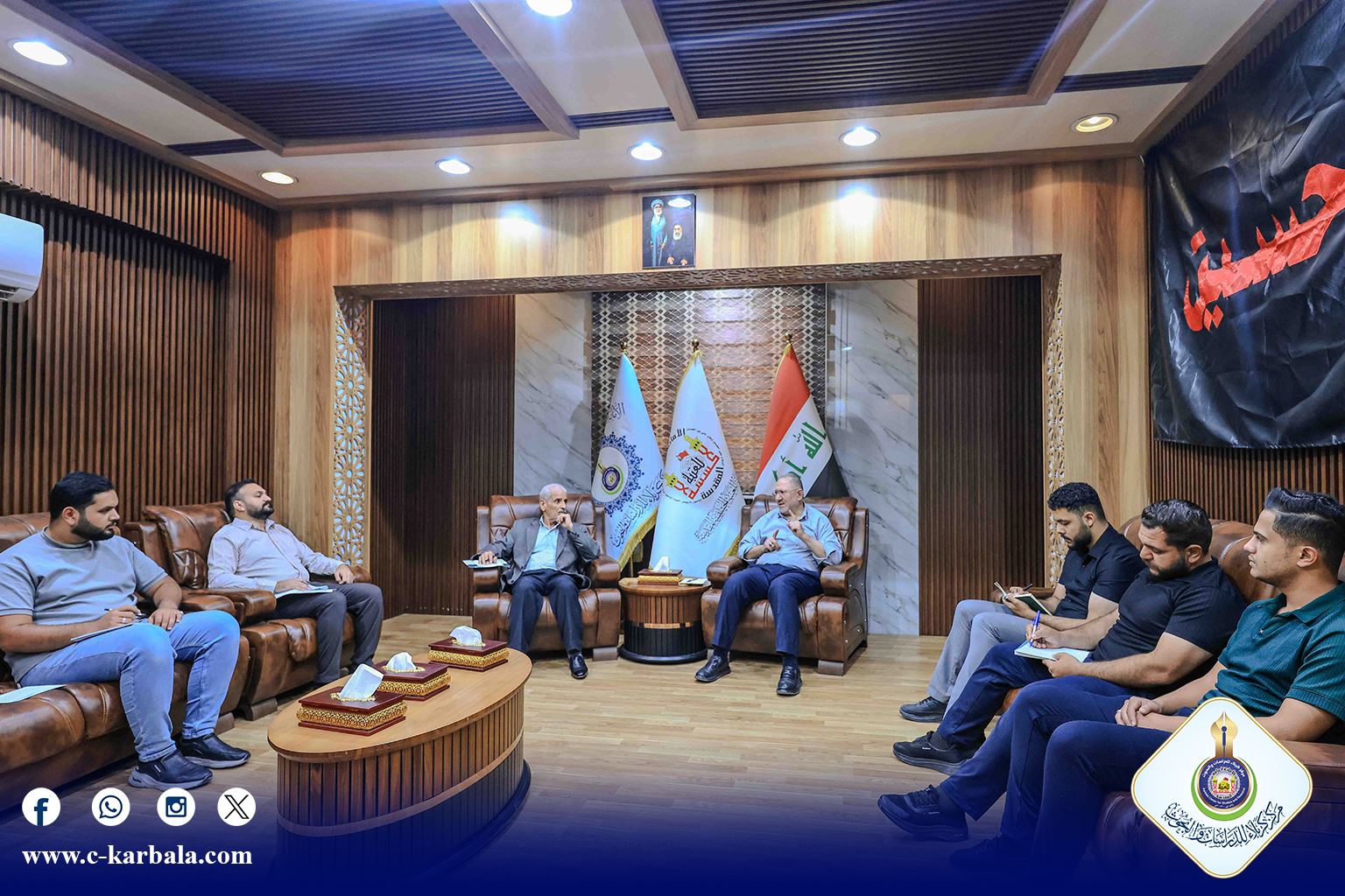 مركز كربلاء للدراسات والبحوث يعقد اجتماعاً تحضيرياً ضمن استعداداته للمؤتمر الدولي العاشر لزيارة الأربعين