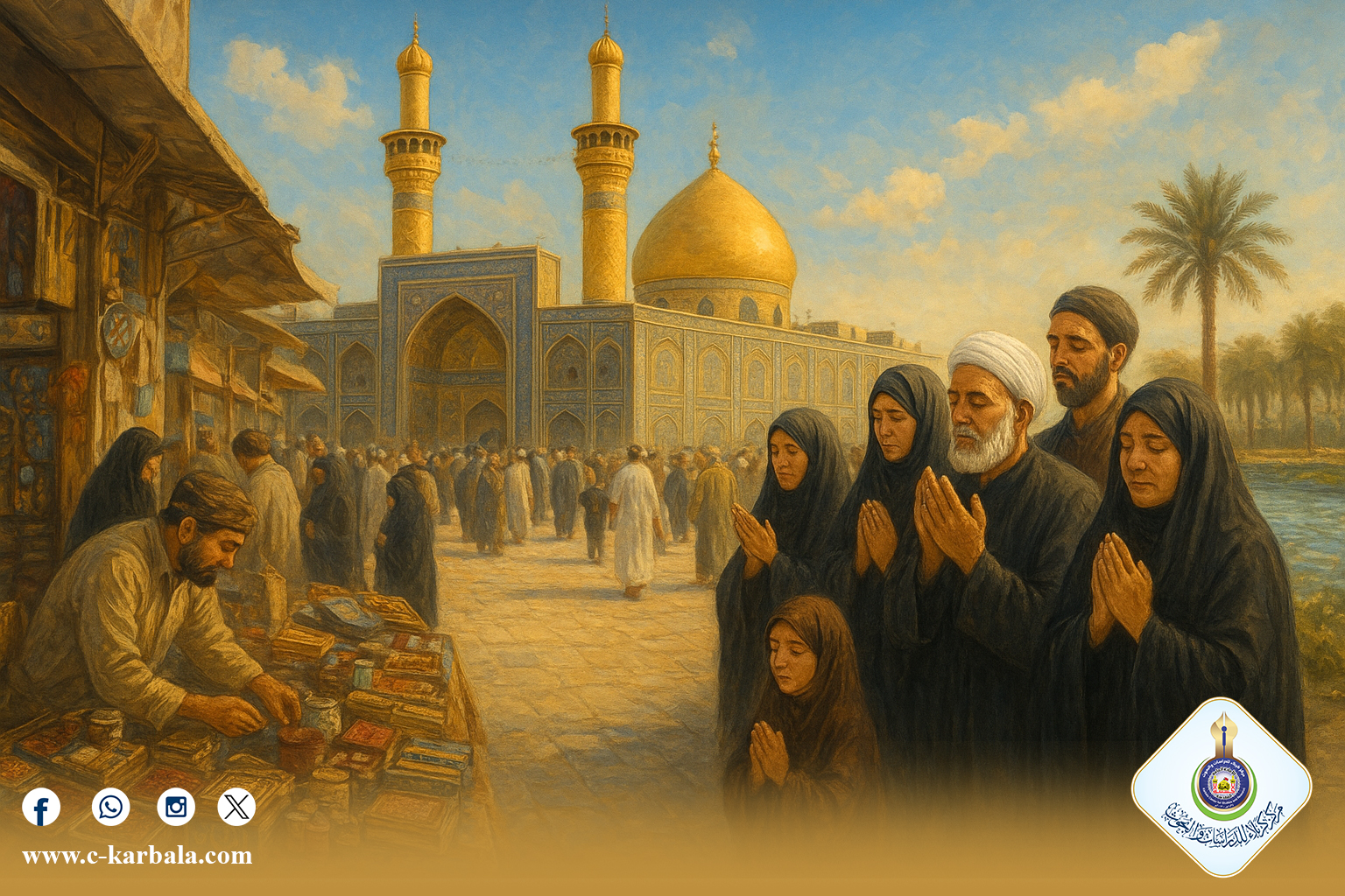 كربلاء كما رآها الرحّالة والمستشرقون: مدينة تضيء التاريخ بشوارعها الواسعة وأسواقها العامرة
