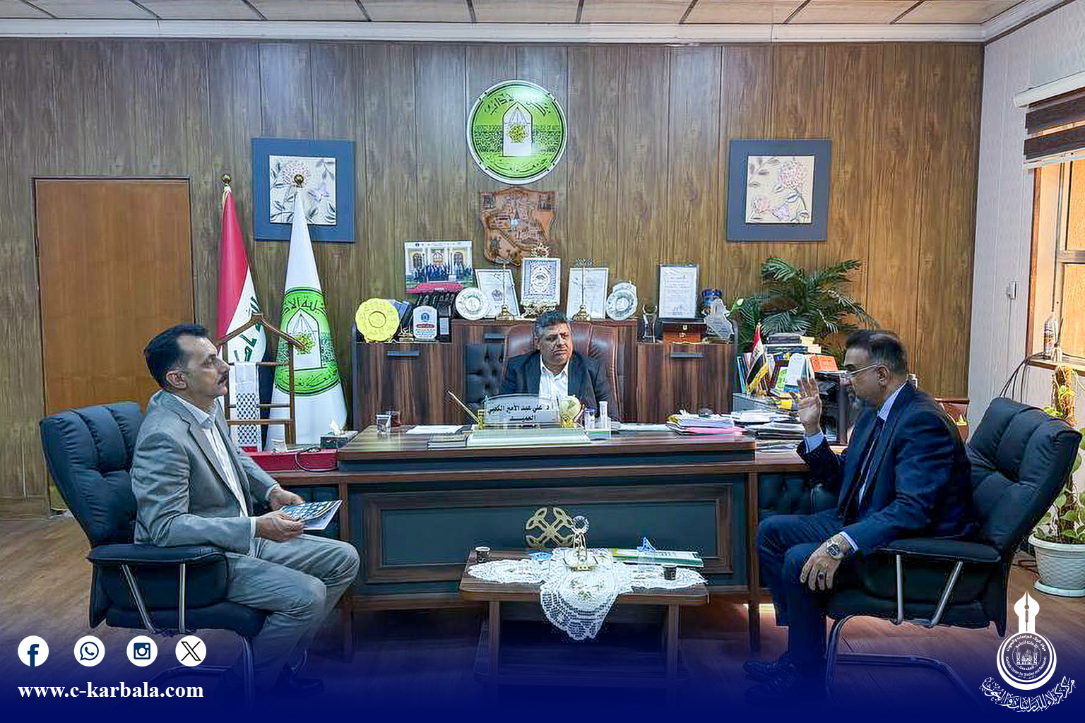 مركز كربلاء يرسم خارطة تعاون أكاديمي واعد استعداداً لمؤتمر الأربعين المقبل