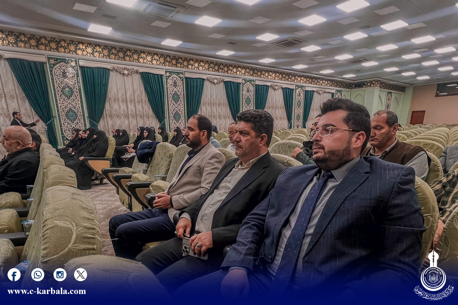 مركز كربلاء للدراسات والبحوث يشارك ندوة أقامها ديوان الوقف الشيعي