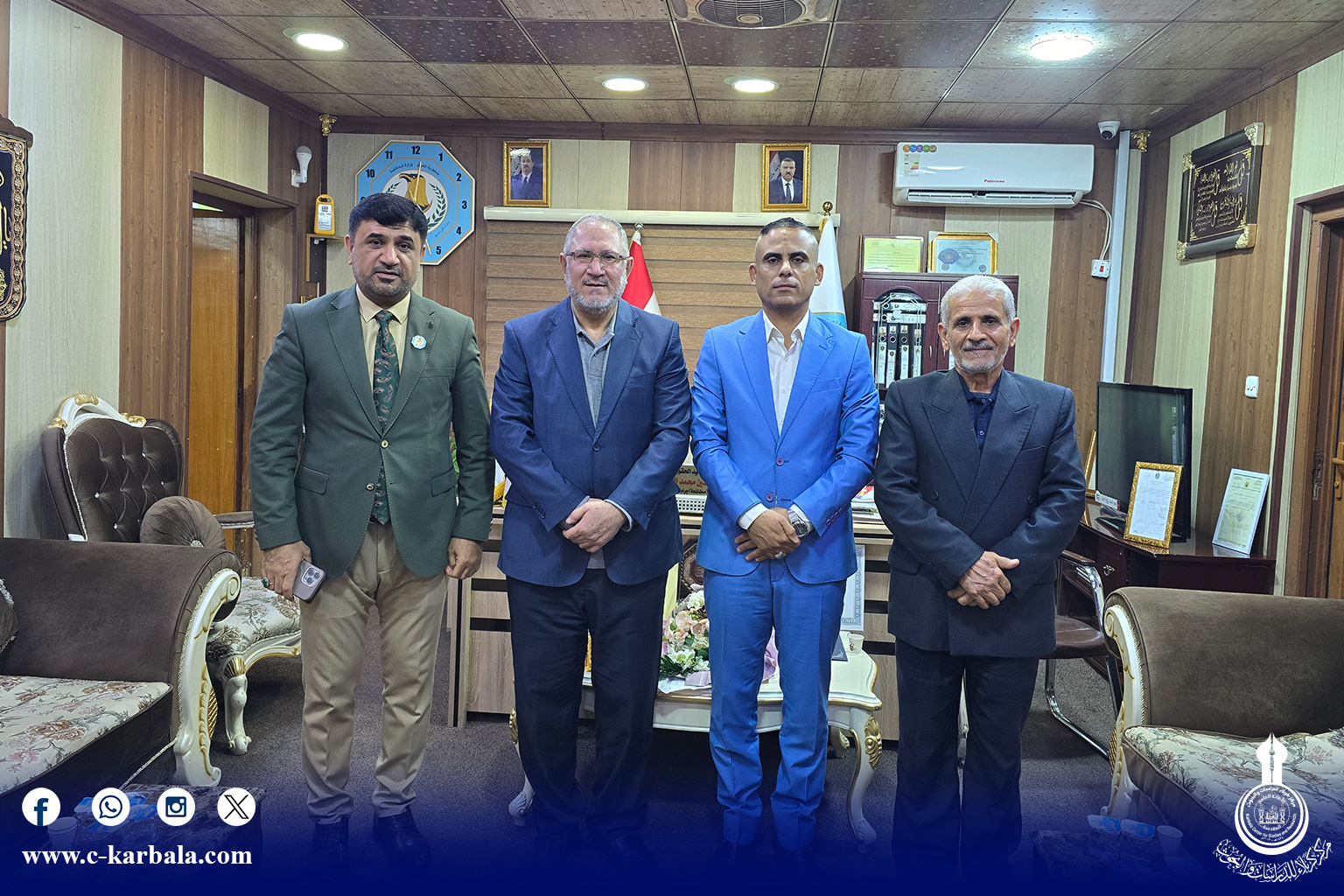 مركز كربلاء للدراسات والبحوث ينسق مع مديرية مكافحة الاجرام  لإطلاق برامج توعوية