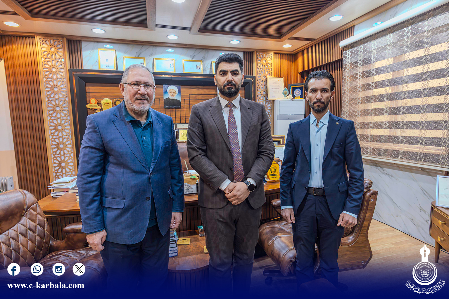 شراكة معرفية جديدة بين مركز كربلاء والعتبة العسكرية لخدمة التاريخ والتراث