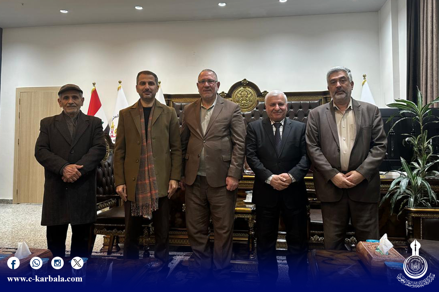 مركز كربلاء للدراسات والبحوث يزور جامعة السبطين للعلوم الطبية لتعزيز الشراكة الأكاديمية والبحثية