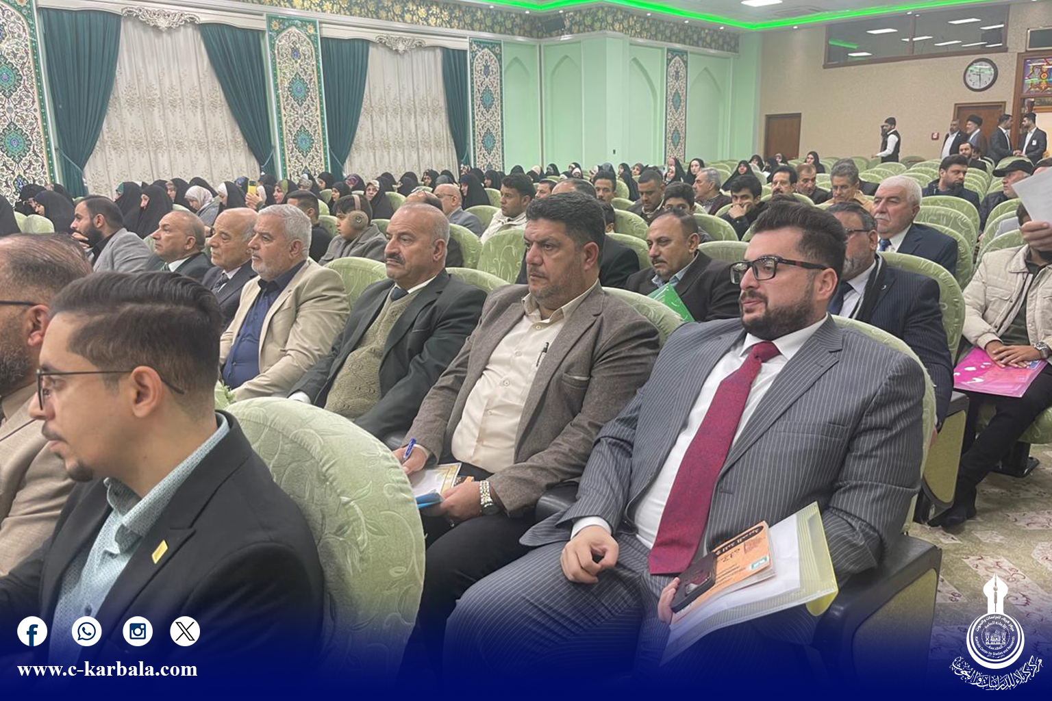 وفد مركز كربلاء للدراسات والبحوث يشارك في المهرجان الدولي الأول ليوم الضاد العالمي