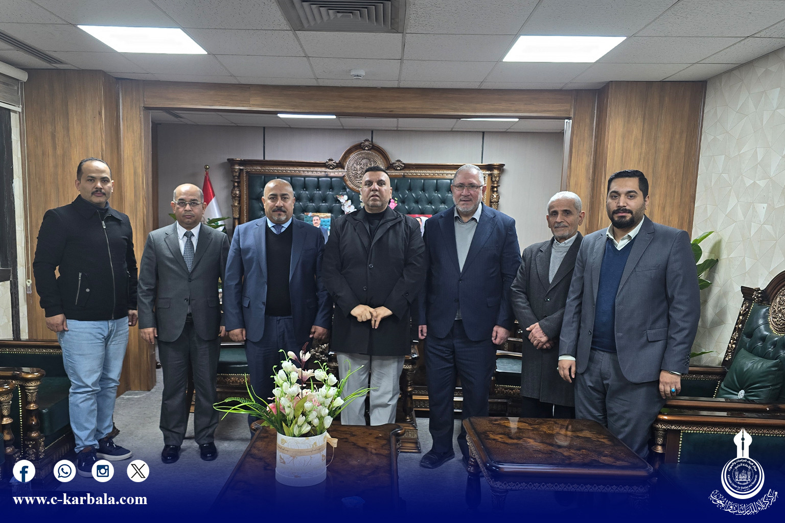 مركز كربلاء يبحث مع وزارة التربية تعزيز الشراكة الأكاديمية وصون تراث زيارة الأربعين