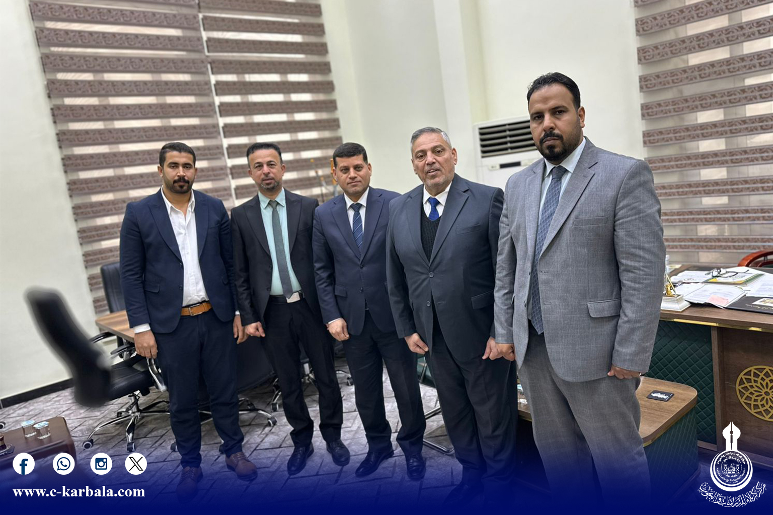 مركز كربلاء للدراسات والبحوث يفتح آفاق التعاون العلمي مع جامعة الكوفة
